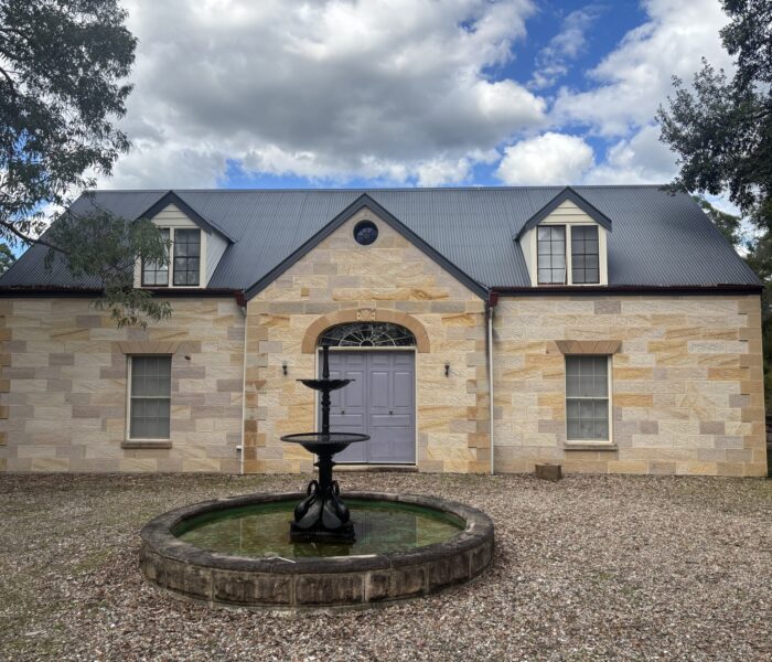 Front view of stonehouse