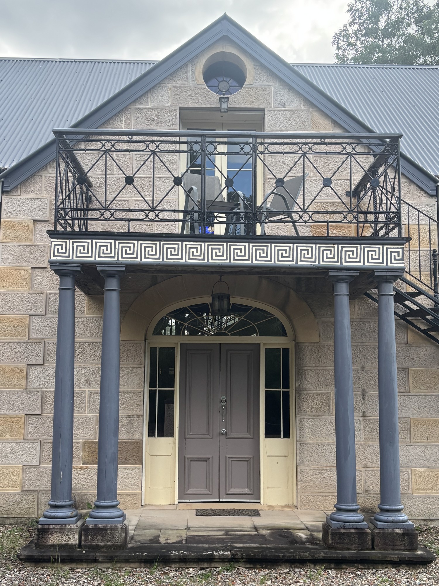 Balcony at rear