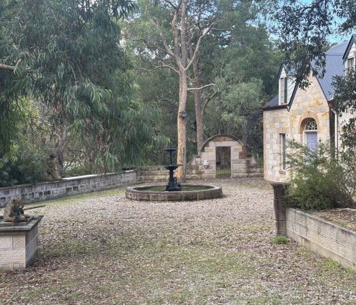 View of front of stonehouse