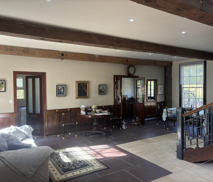 Downstairs living area